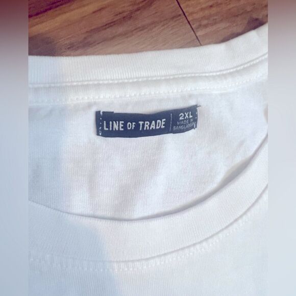 Line of Trade Men's white Long Sleeve Shirt size 2XL - Picture 5 of 6